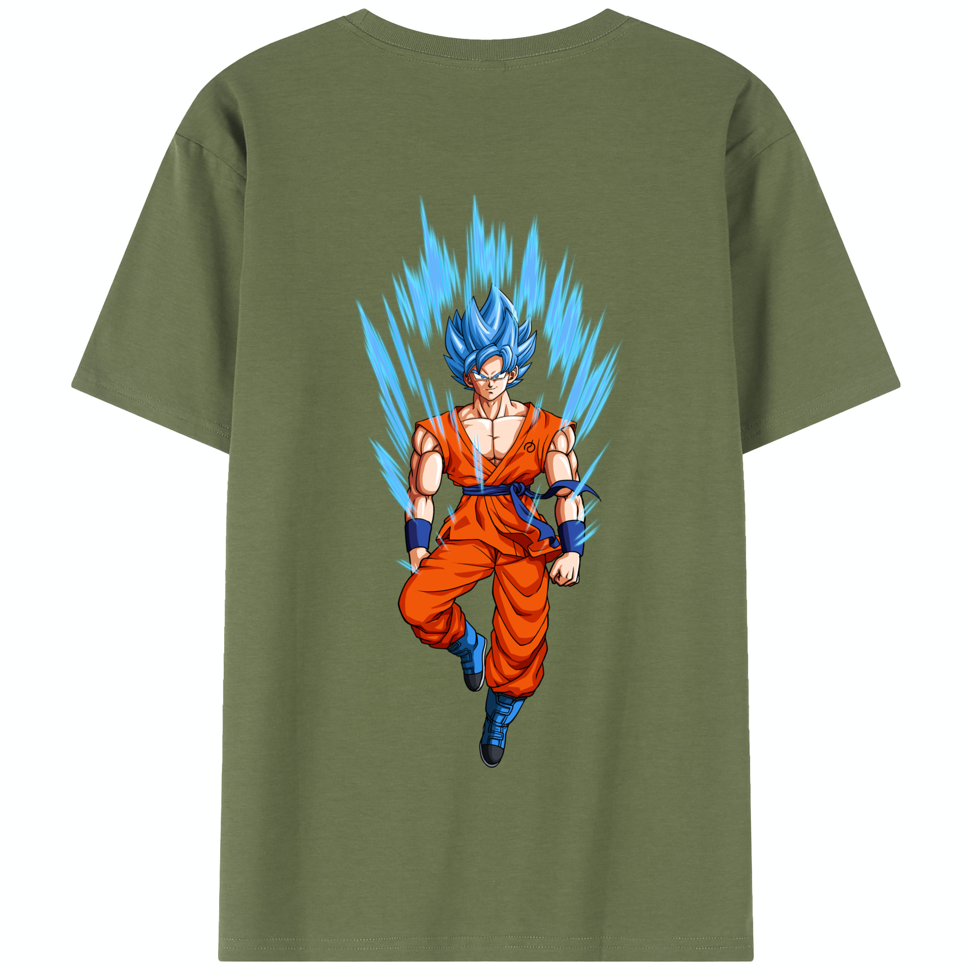 （画像用） ドラゴンボール 孫 悟飯（そんごはん）DRAGON BALL Son Gohan 綿100％半袖Tシャツ（背面プリント）